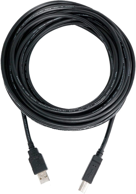 SYSTEM-S 8m snúra USB A í USB B