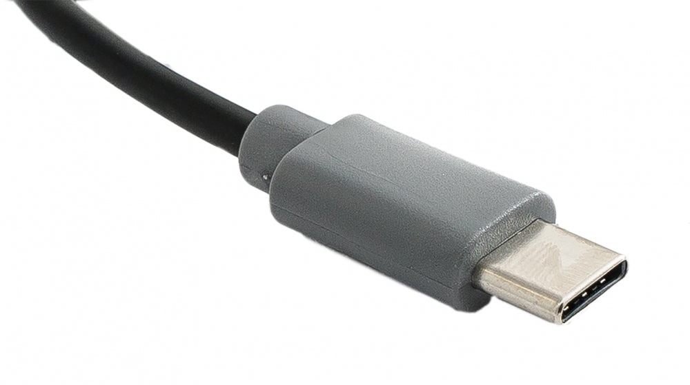 SYSTEM-S USB 3.1 Kabel 50 cm Typ C Stecker zu 2.0 Mini Stecker Schwarz