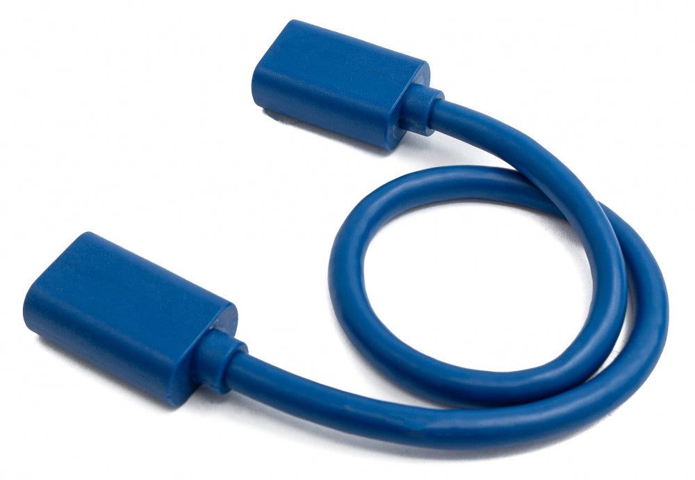 SYSTEM-S USB 3.0 Kabel 30 cm Typ A Buchse zu Buchse in Blau