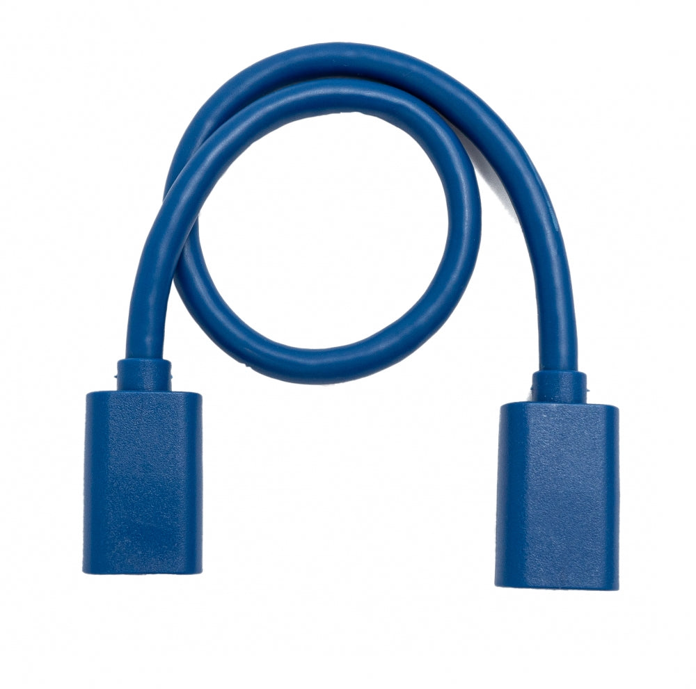 SYSTEM-S USB 3.0 Kabel 30 cm Typ A Buchse zu Buchse in Blau