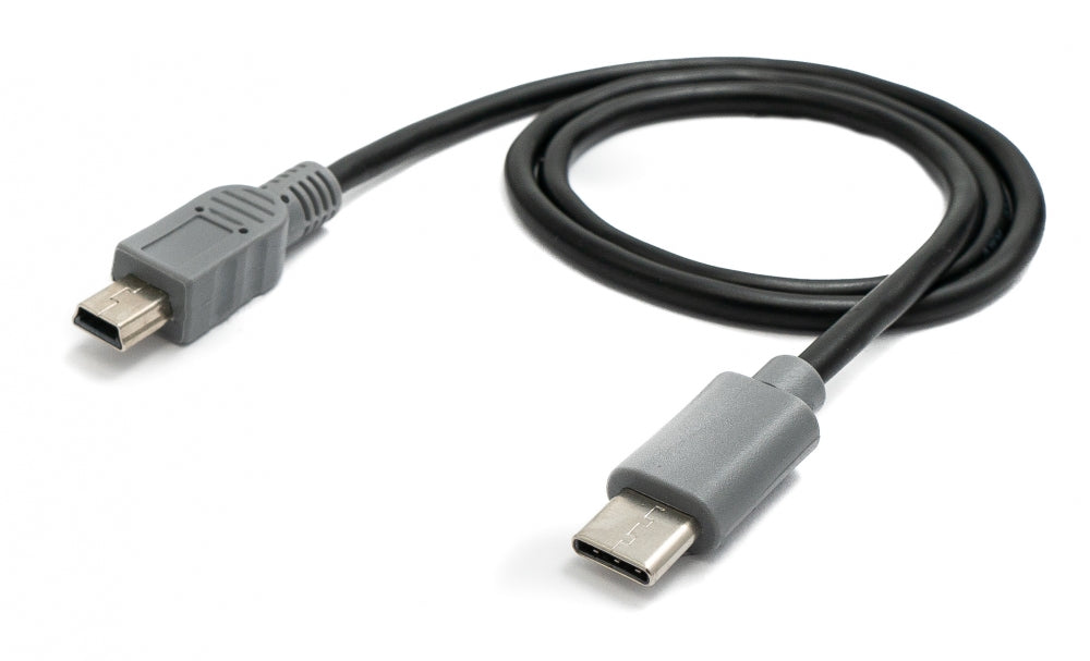 SYSTEM-S USB 3.1 snúra 50 cm Type C tengi í 2.0 Micro B tengi OTG í svörtu