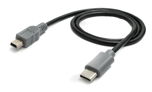SYSTEM-S USB 3.1 snúra 50 cm Type C tengi í 2.0 Micro B tengi OTG í svörtu