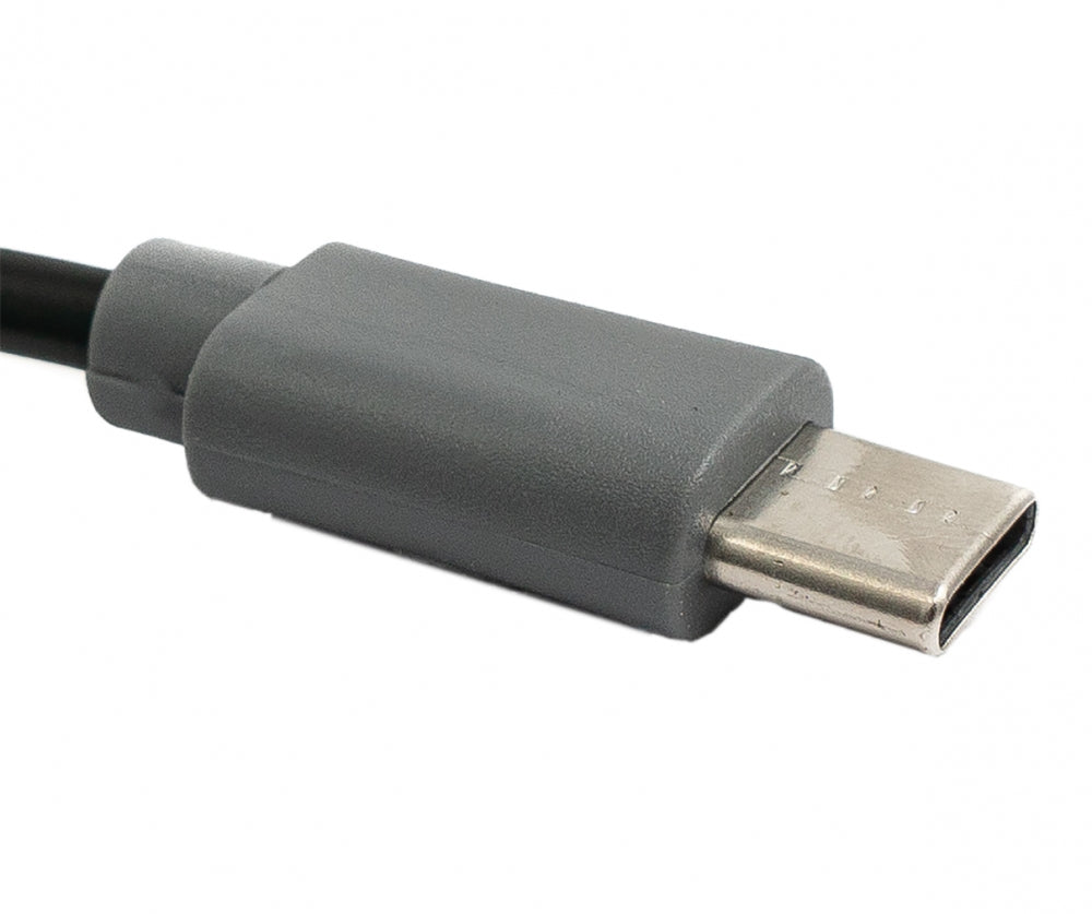 SYSTEM-S USB 3.1 snúra 50 cm Type C tengi í 2.0 Micro B tengi OTG í svörtu