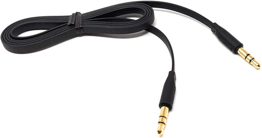 3-pole 2X 3.5 mm jack to jack TRRS audio stereo AUX headset cable 100 cm