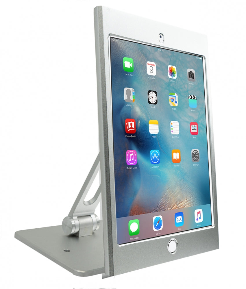 SYSTEM-S Tischständer Halterung abschließbar für iPad Mini 7.9" 2019 in Grau