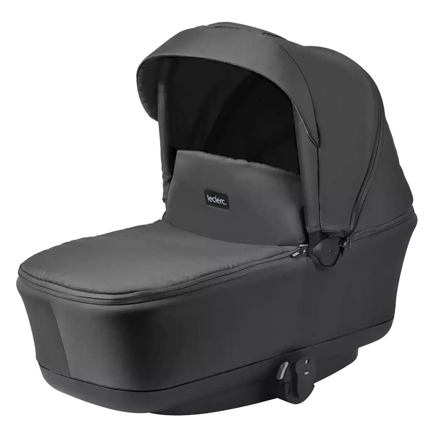 B-grade leclercbaby baby bath, carrycot, pram attachment, black, including adapter