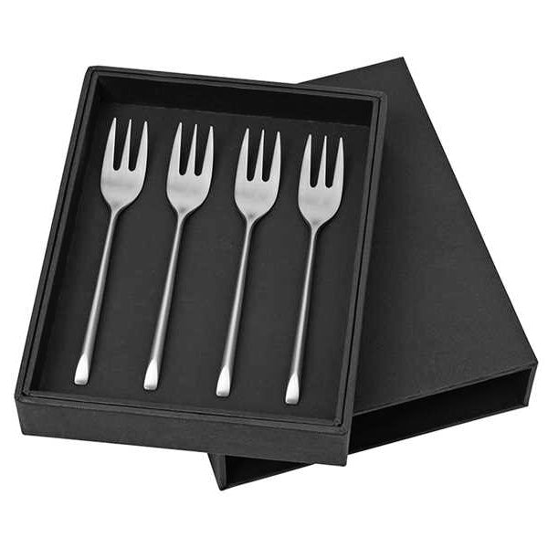 Kuchengabeln SLETTEN Edelstahl matt 4er Set