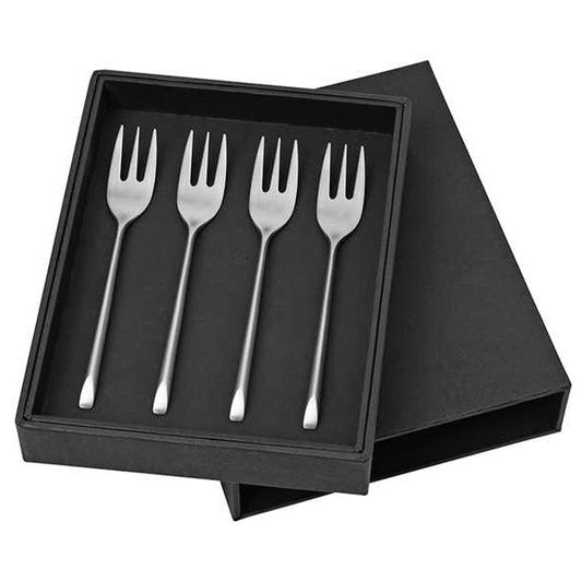 Kuchengabeln SLETTEN Edelstahl matt 4er Set