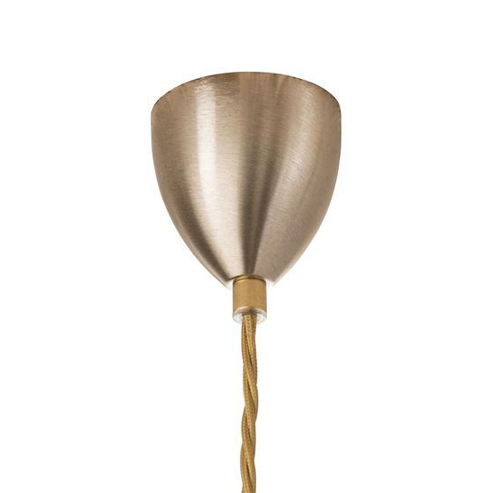 Ebb & Flow Lute hengiljós, stórt, hengiljós, ø 22 cm, Ivy Green, gulllitað