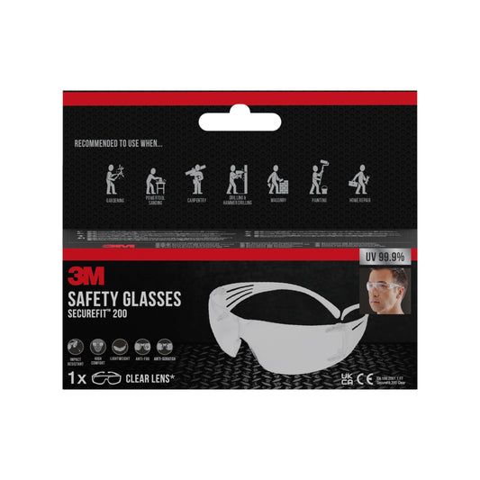 3M™ SecureFit™ Schutzbrille 200