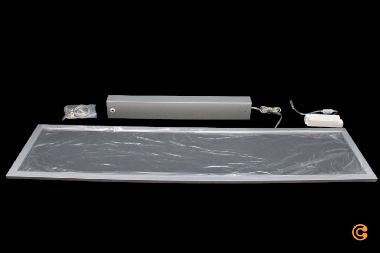 B-flokks Deko Light LED hengiljós 3422 ferkantað ál hengiljós með dip-rofa Lamp403