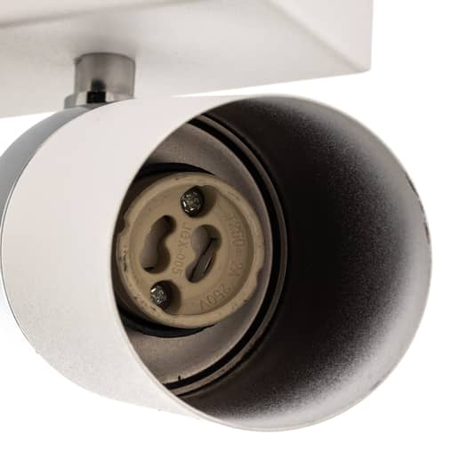 B-grade Euluna ceiling spotlight Joker white silver 6 lights. Ceiling spotlight ceiling lamp.