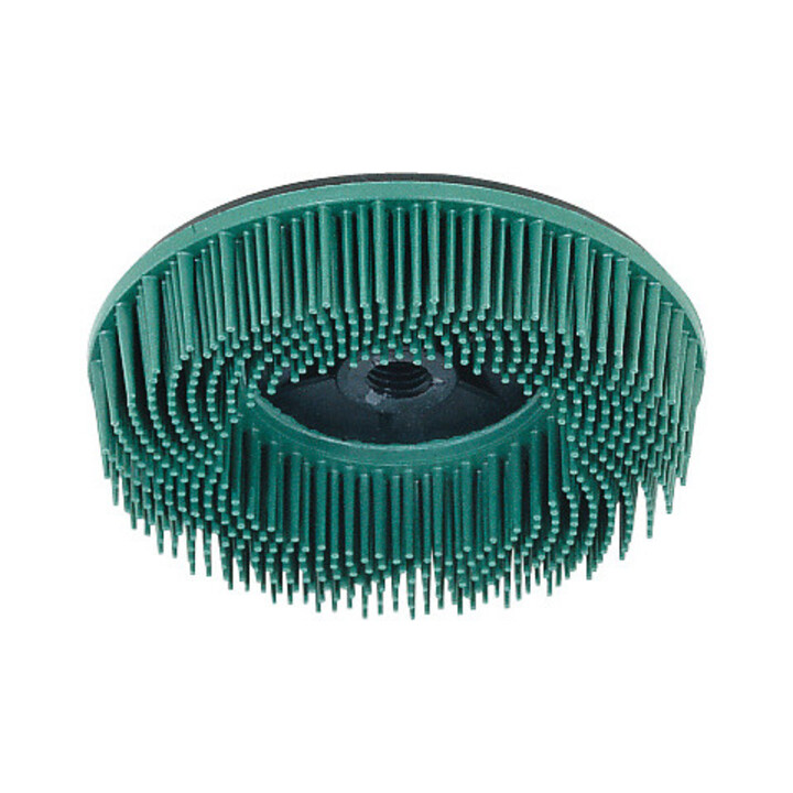 B-flokks 3 M burstaskífa, burstaskífa K.50 M14 Þ.115mm, græn, Bd Zb K.50