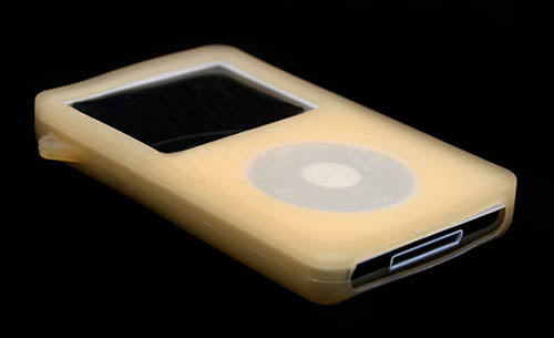 System-S sílikonhúðhulstur fyrir Apple iPod Video 60 80 GB appelsínugult