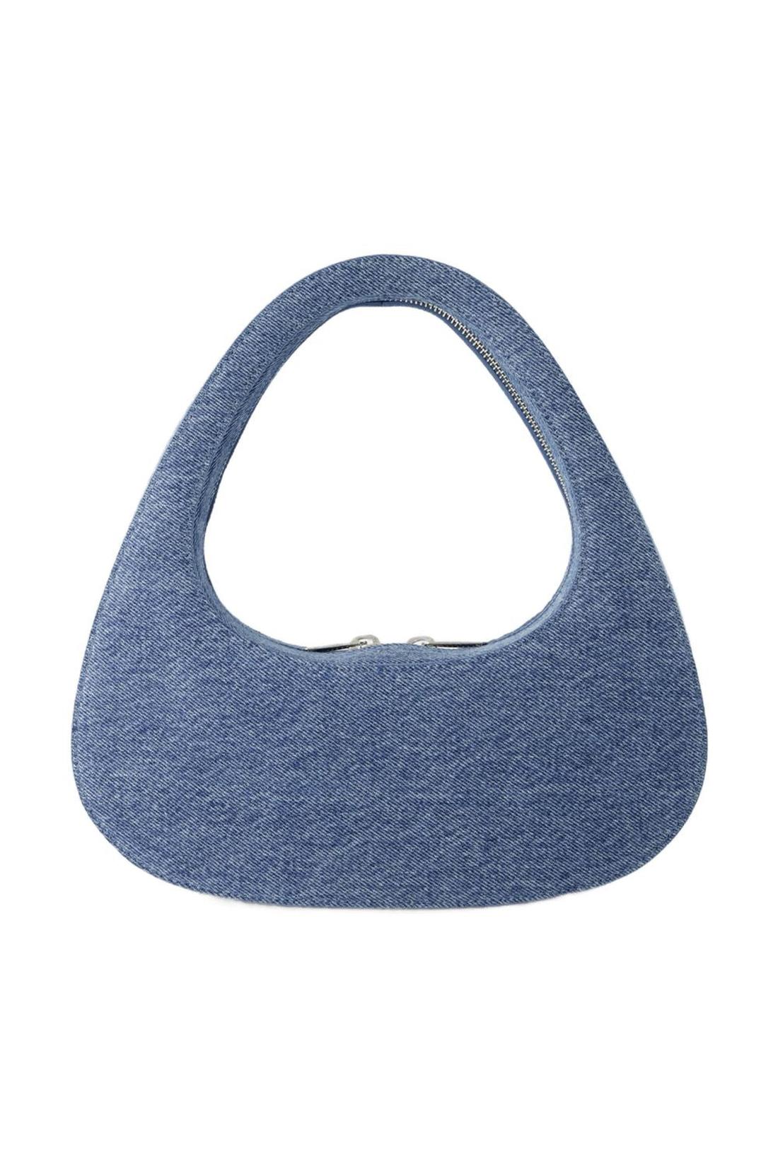 Baguette Tasche Swipe - Coperni - Canvas - Verwaschenes Blau