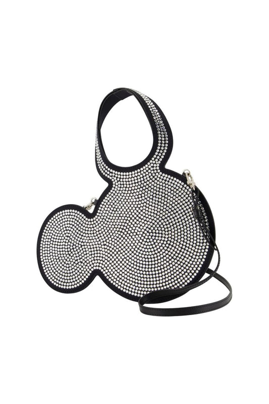 Mini Mickey Schultertasche - Coperni x Disney - Satin - Schwarz
