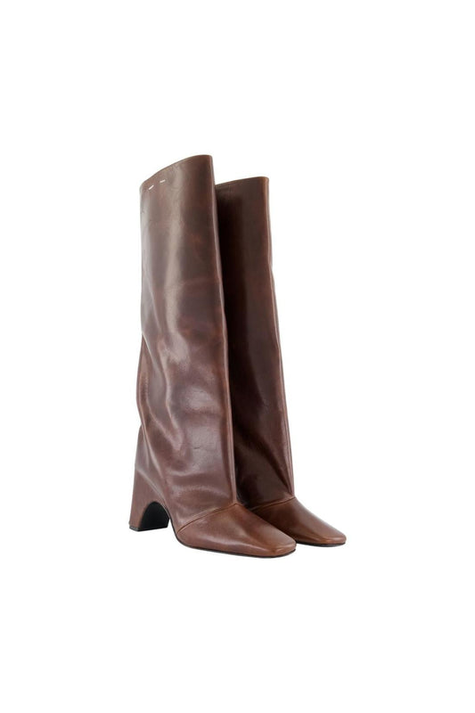 Bridge Stiefel - Coperni - Leder - Braun