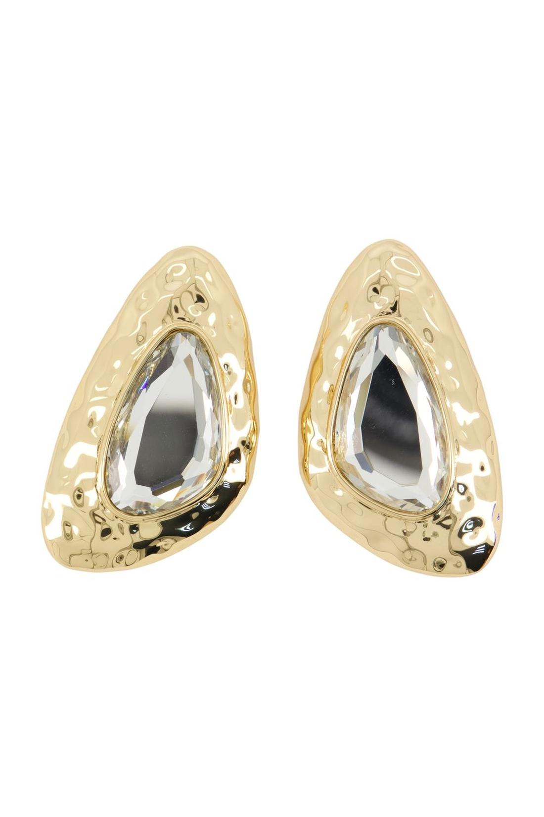 Hammered Earrings - SELF PORTRAIT - Metall - Vergoldet