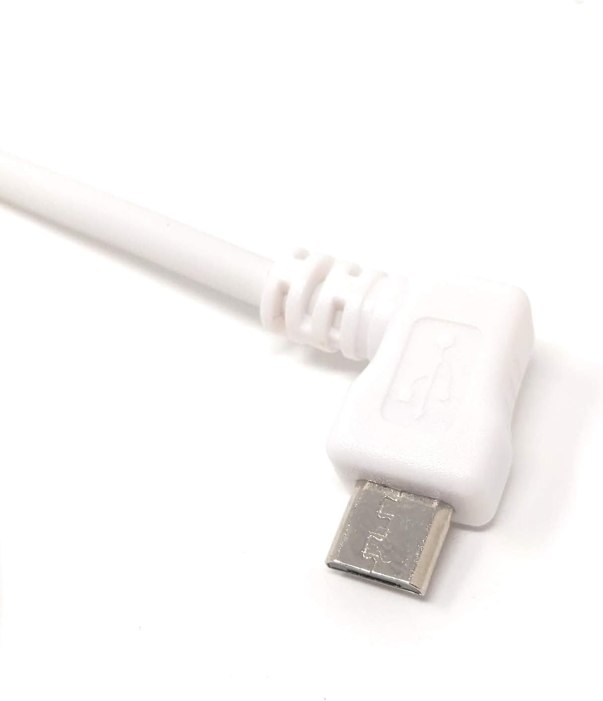System-S USB A male to USB 2.0 Micro B male Left Angled 100 cm