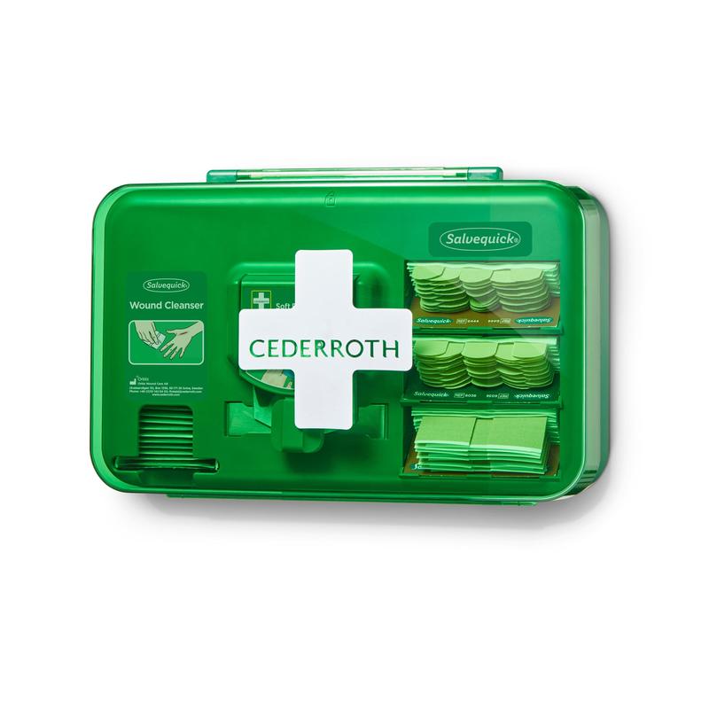 Auslaufartikel: Cederroth "Cederroth" Wound Care Dispenser, Pflasterspender 20,3 cm x 30,6 cm x 15,5 cm grün | Folienbeutel (1 Set)
