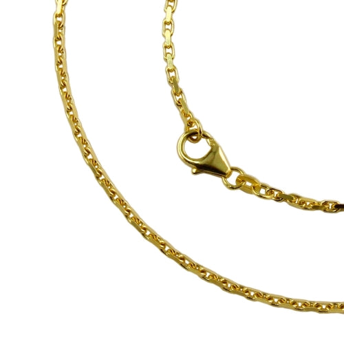 Armband 1,8 mm akkeri 14 karata gull 18,5 cm