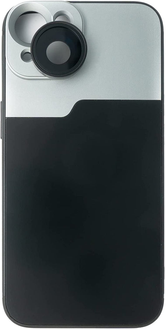 SYSTEM-S CPL síu hringlaga pólunarlinsa með hulstri í svörtu fyrir iPhone 14 Plus