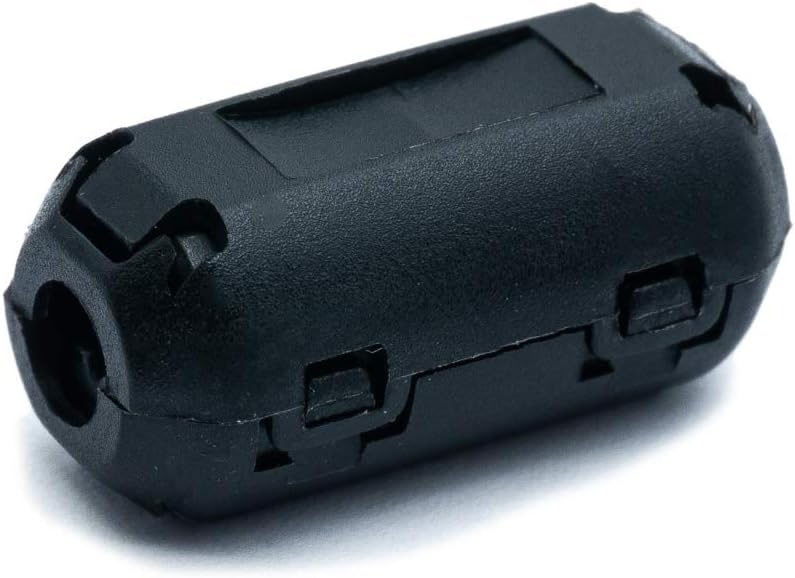 SYSTEM-S 5x Ferrítkjarni 9 mm Ø klofinn ferrít toroidal kjarna slíður bylgjusía fyrir kapal