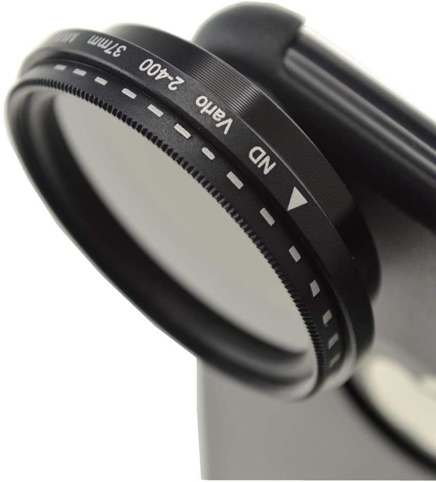 System-S Vario grásía Hlutlaus þéttleikasía ND sía ND2-400 37mm linsa fyrir iPhone XR