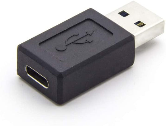 System-S USB Type A 3.0 karlkyns í USB Type C 3.1 kvenkyns millistykki