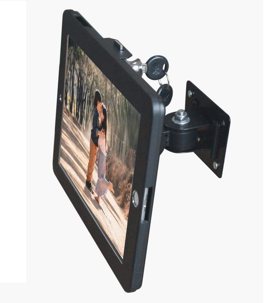 Læsanleg veggfesting frá System-S í svörtu fyrir iPad Pro 10,5" (2017) iPad Air 3 (2019) A2152 A2123 A2153 A2154 A1701 A1709