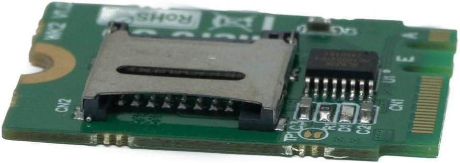 SYSTEM-S M2 NGFF lykill AE WIFI rauf fyrir Micro SD SDHC SDXC TF kortalesara M.2 A+E