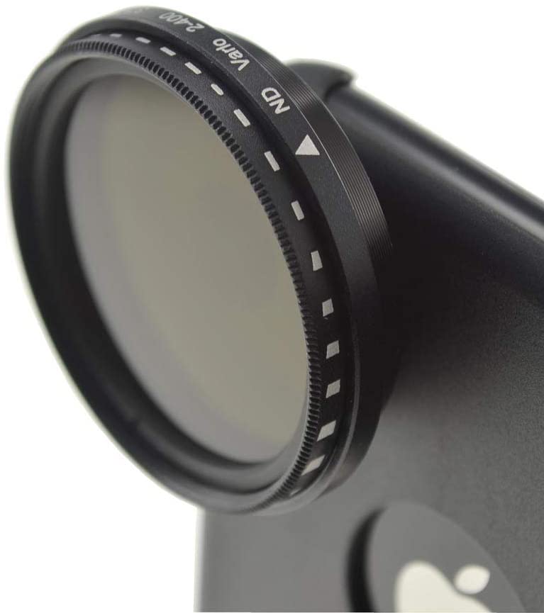 System-S Vario grásía Hlutlaus þéttleikasía ND sía ND2-400 37mm linsa fyrir iPhone XR