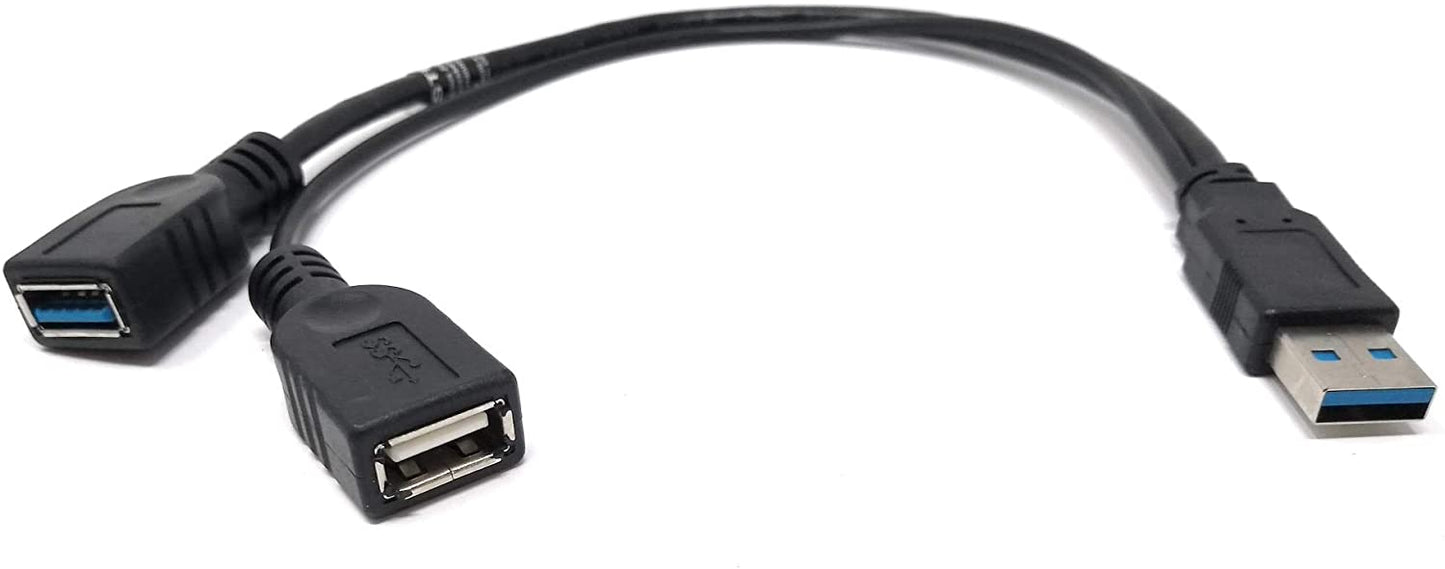 System-S USB Type A 3.0 snúru tengi í 1 x USB Type A 3.0 og 1 x USB A Type 2.0 tengi
