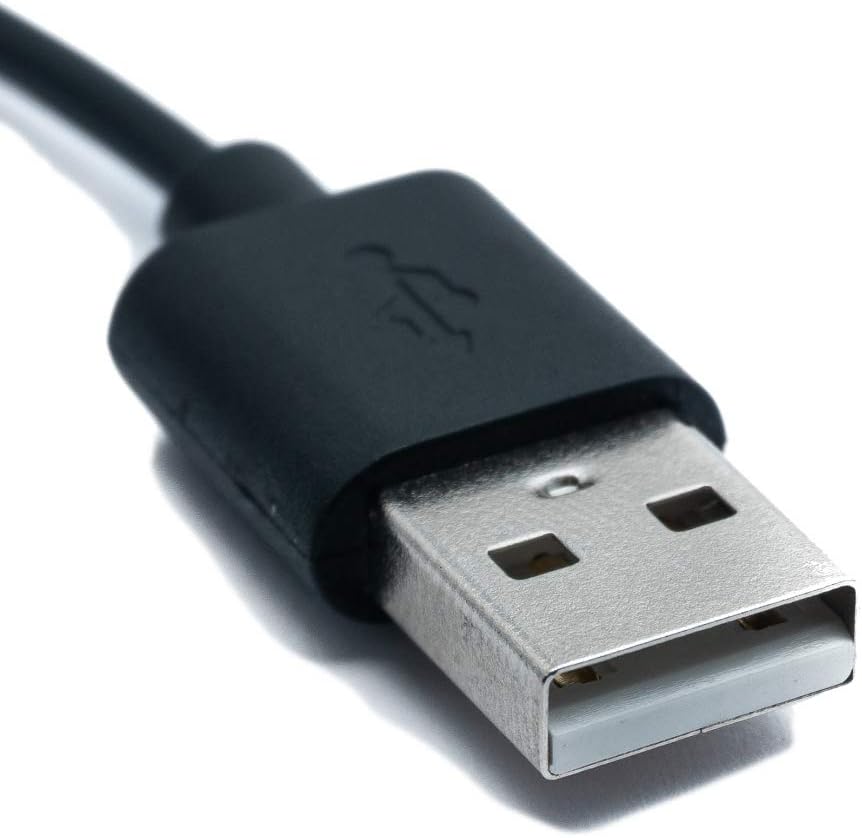 SYSTEM-S USB 2.0 Kabel in Schwarz Ladestation Ladekabel für Suunto 7 Smartwatch