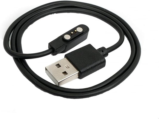 SYSTEM-S USB 2.0 cable 60 cm charging cable for Xiaomi Mibro Air Smartwatch in black