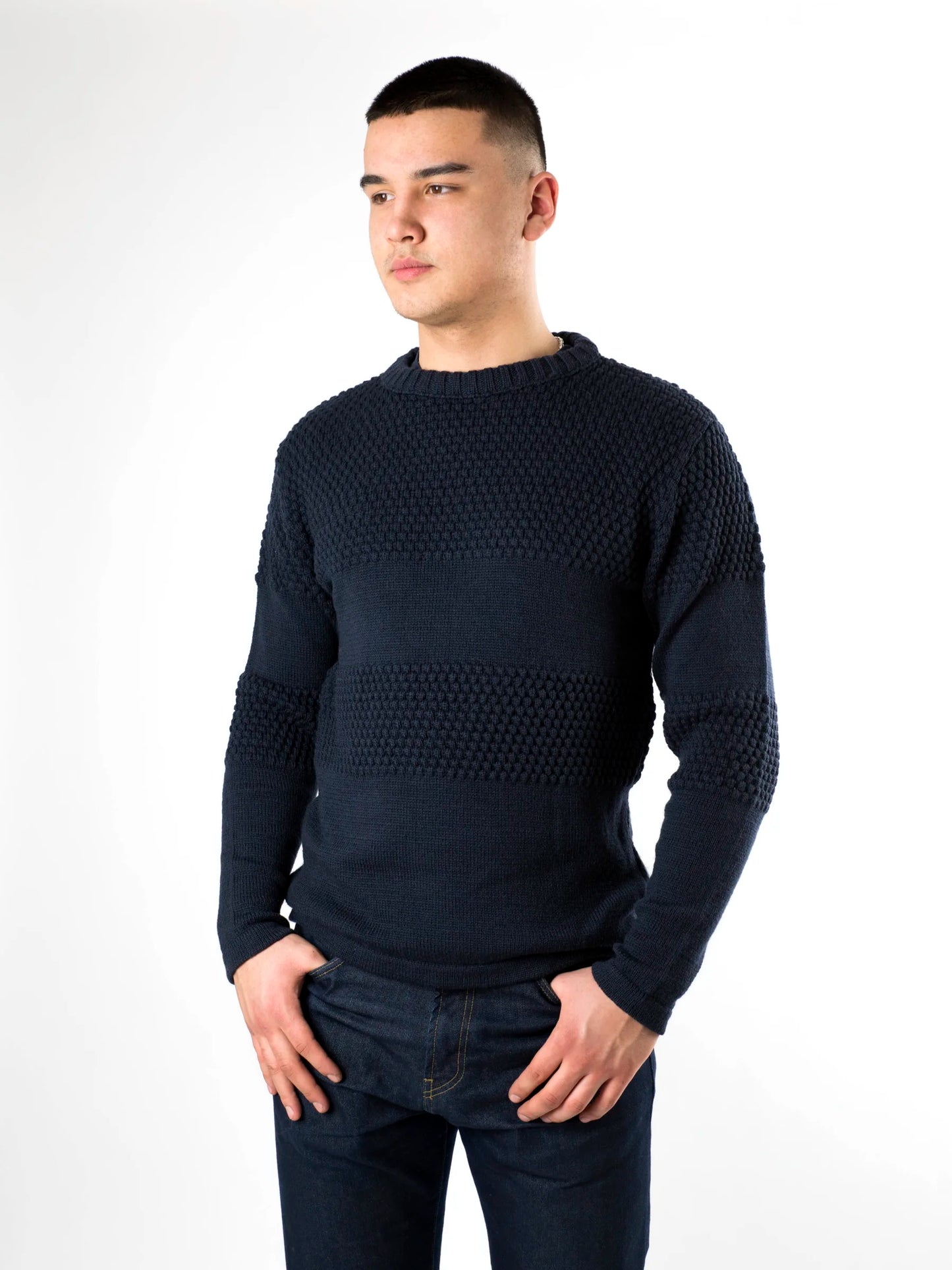 Norweger Pullover Nyhavn dunkelblau