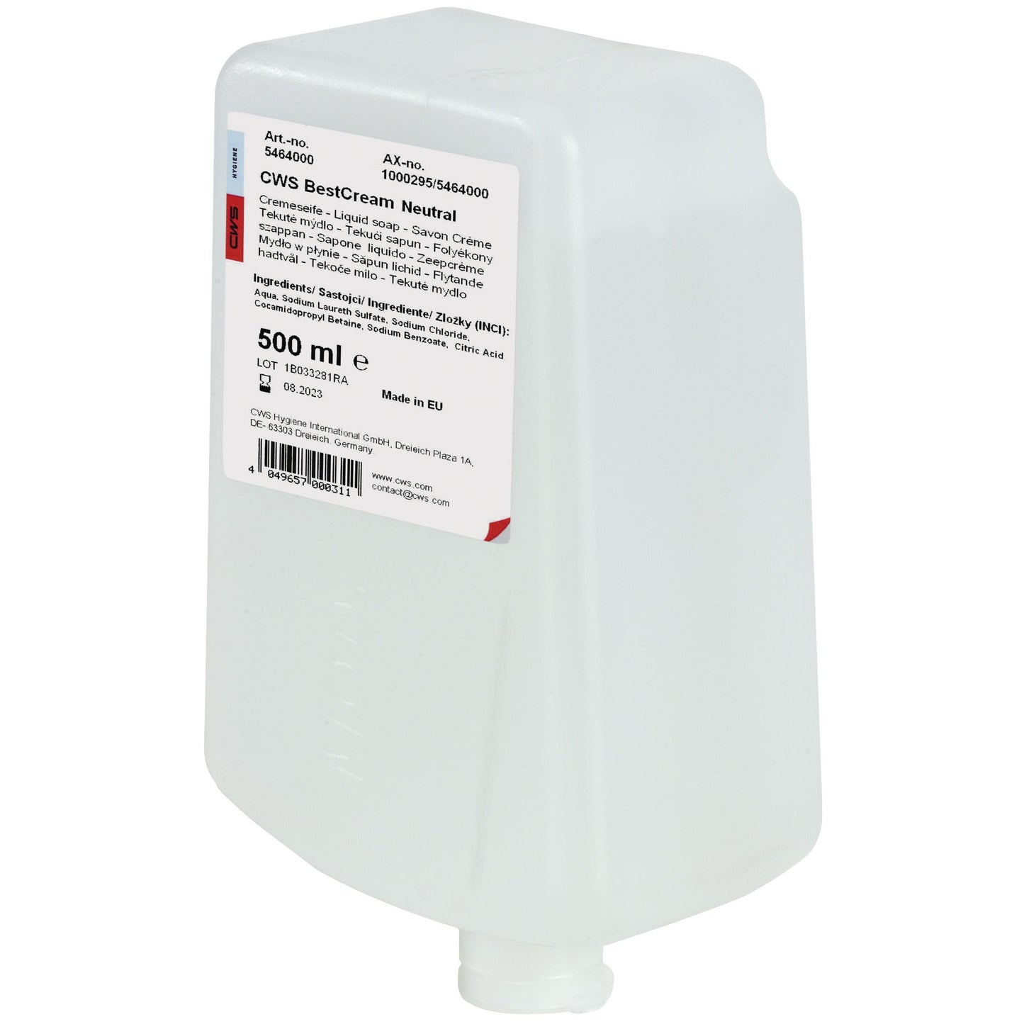 CWS Seifencreme BestCream Neutral