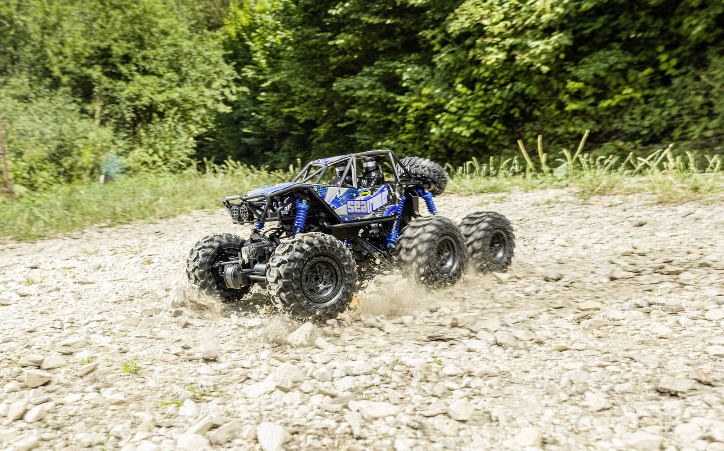 Carson Modellsport Sea Crawler 6x6 1:10 fjarstýrður bíll, rafknúinn, af gerðinni B. Sjá texta/mynd.