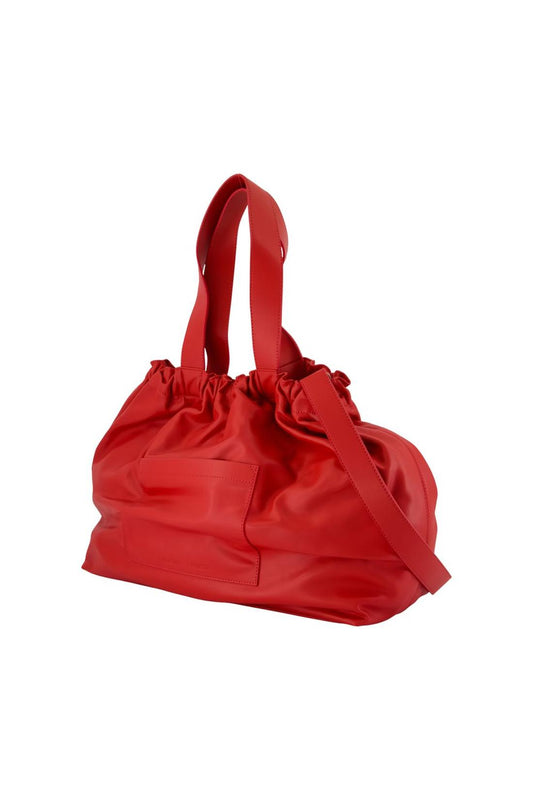 Saemmi L Schultertasche - Samsoe Samsoe - Leder - Rot