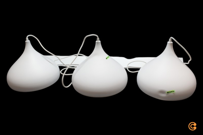 B-grade Lindby Elamira pendant light, ceiling lamp, hanging lamp, 3-light. SEE TEXT/PHOTO