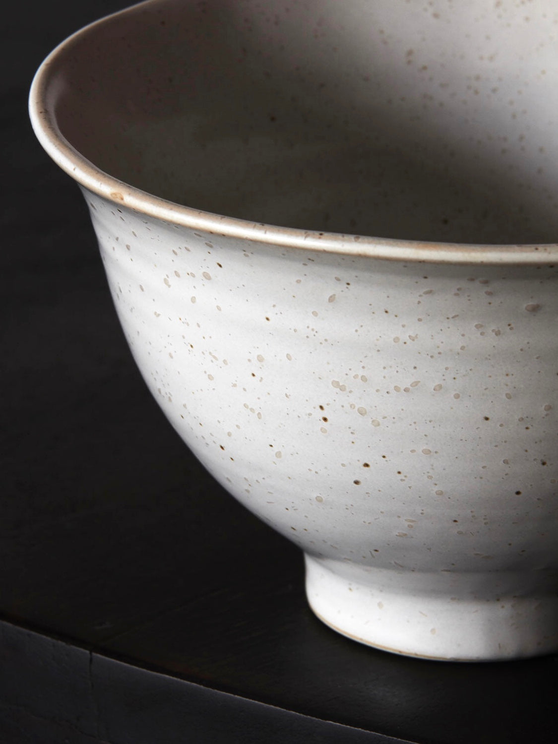 Frühstücksschale Pion grau/weiß