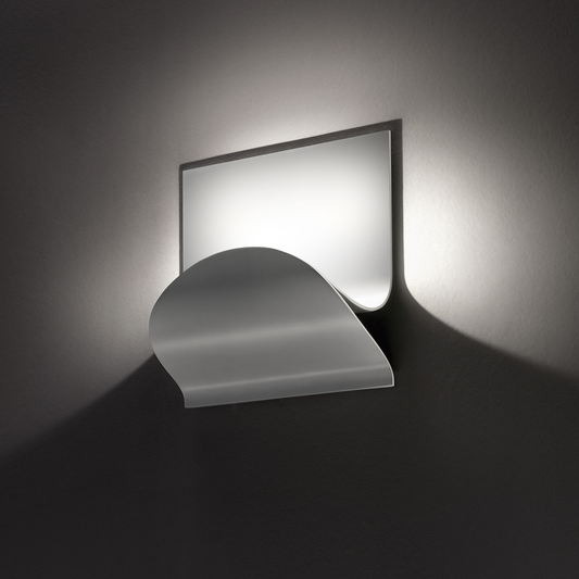 B-flokks Cini&Nils Incontro LED veggljós, matt silfur, vegglampi, ljós, kastljós