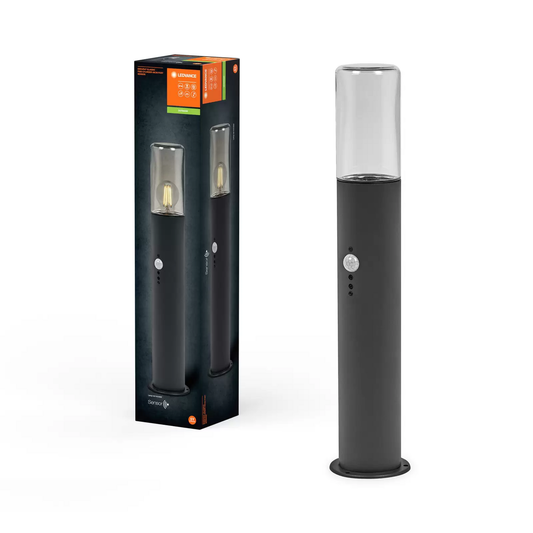 B-lager Ledvance Endura Classic Figo sívalningslaga götuljós með skynjara, lampa og ljósi