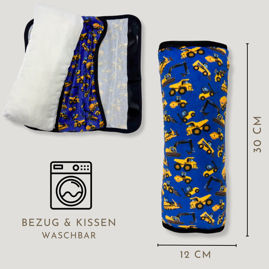 Auto Schlafkissen Baufahrzeuge