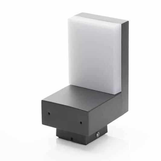 B-grade Lindby Dionys LED outdoor wall light, garden light, dark shade