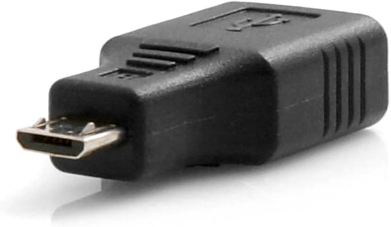 SYSTEM-S OTG millistykki USB A inntak í Micro USB karlkyns millistykki fyrir hýsingarsnúru á ferðinni