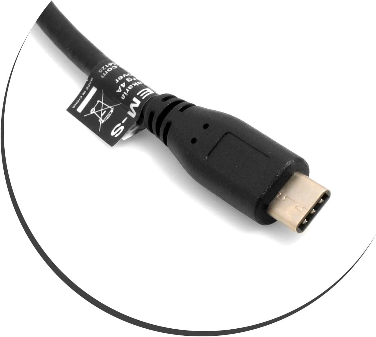 SYSTEM-S OTG Host USB 3.1 Tegund C karlkyns í USB A 3.0 kvenkyns On The Go Host millistykki Kapall Gagnasnúra Hleðslusnúra 25 cm
