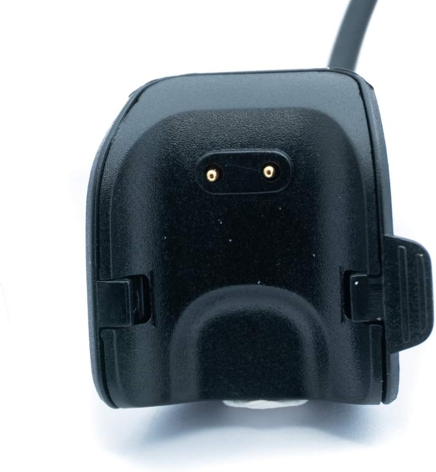 SYSTEM-S USB 2.0 Kabel in Schwarz Ladestation Ladekabel für Samsung R220 Fit2 Smartwatch