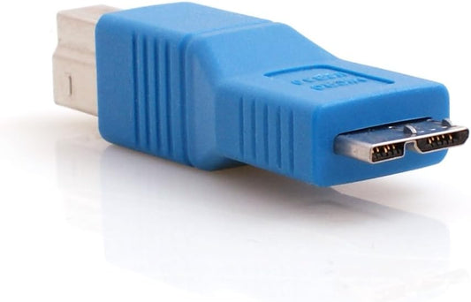 System-S USB 3.0 Adapter Type B Male to Micro B Male in Blue