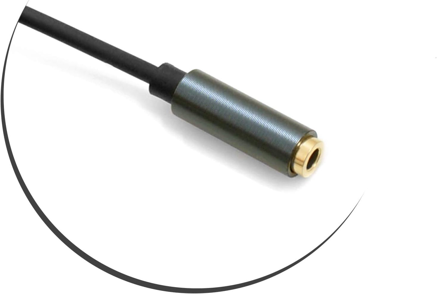 SYSTEM-S 3,5 mm tengi, 3 pólar (karl) í 3,5 mm AUX stereó tengi, 100 cm (kvenkyns)